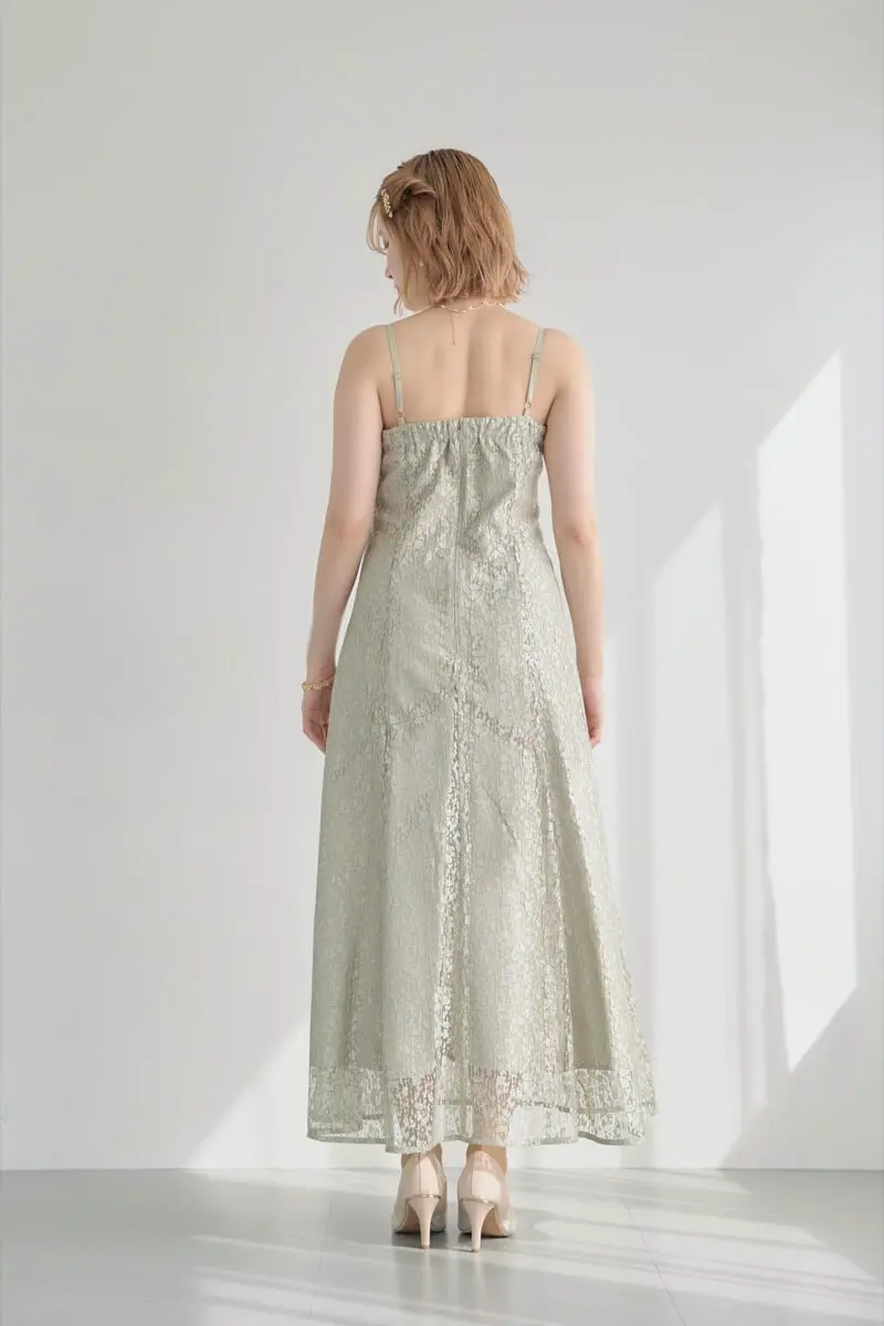 グリーンのフリルボレロセットレースドレス | Dorry doll | M | 結婚式